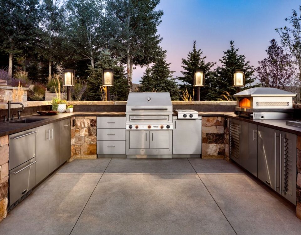electrical and plumbing service of Outdoor Kitchen